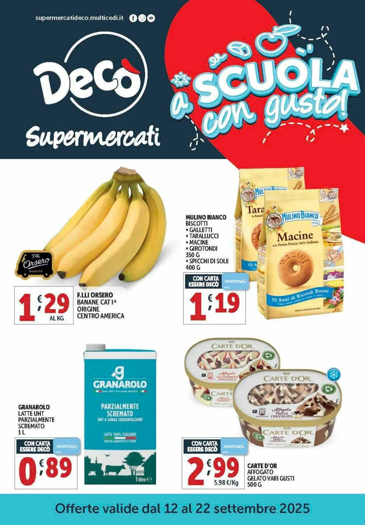 Deco Volantino attuale da 22 settembre a 6 ottobre di 2025 - Pagina del volantino 1