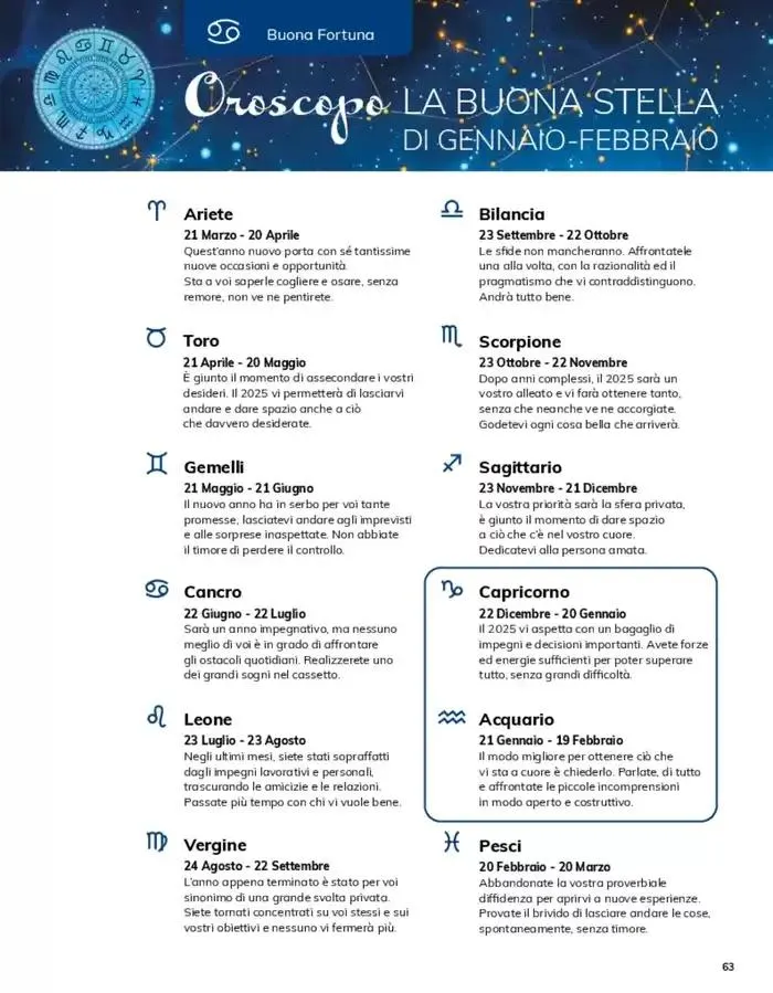Buongiorno Gennaio e Febbraio da 16 gennaio a 28 febbraio di 2025 - Pagina del volantino 59