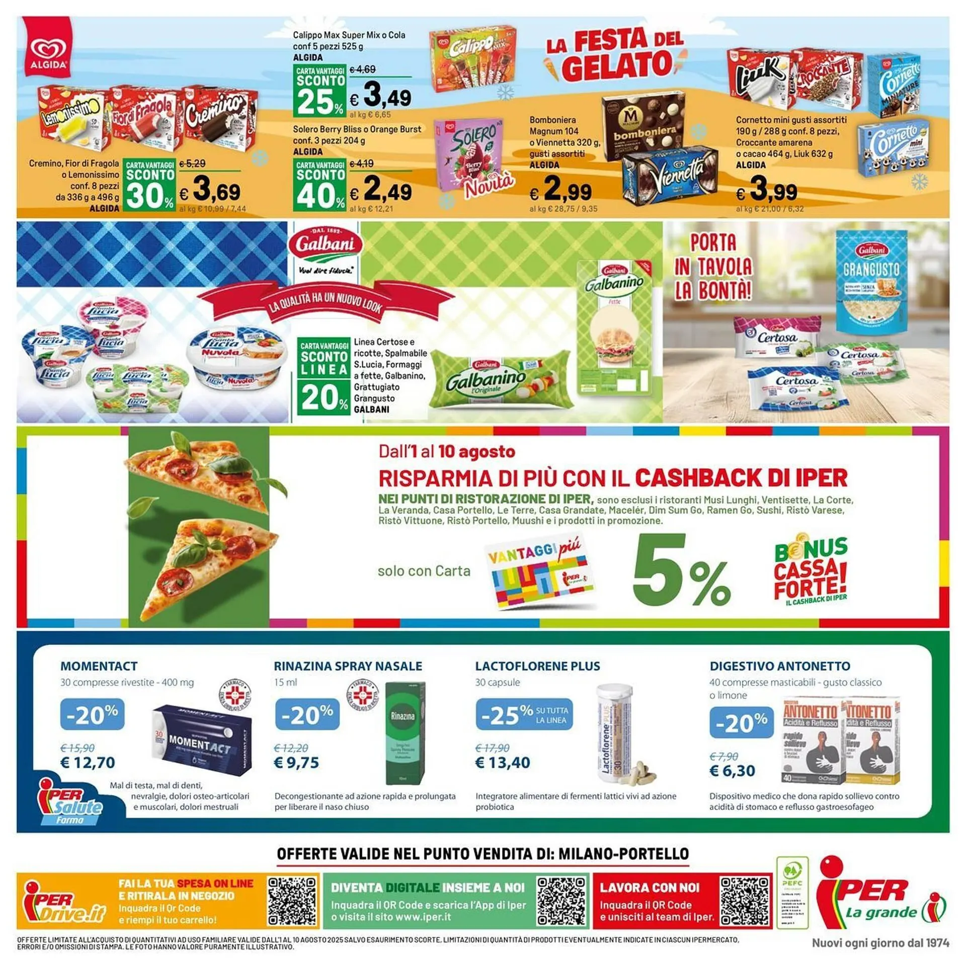 Volantino Iper La Grande da 1 agosto a 10 agosto di 2025 - Pagina del volantino 40