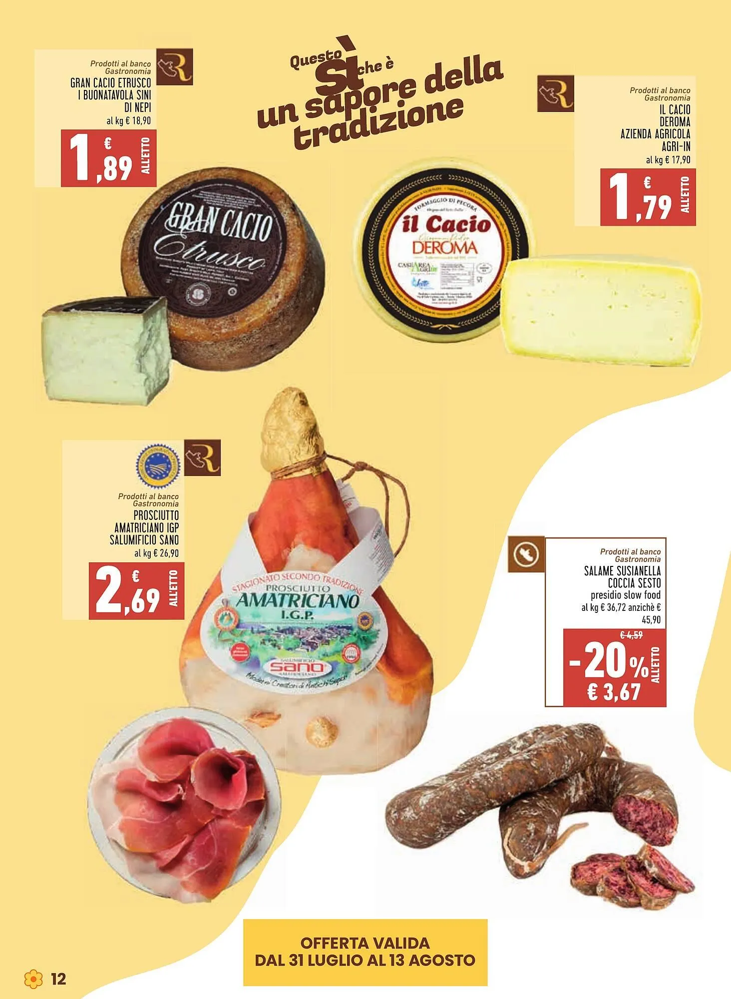 Volantino Conad da 31 luglio a 13 agosto di 2025 - Pagina del volantino 12