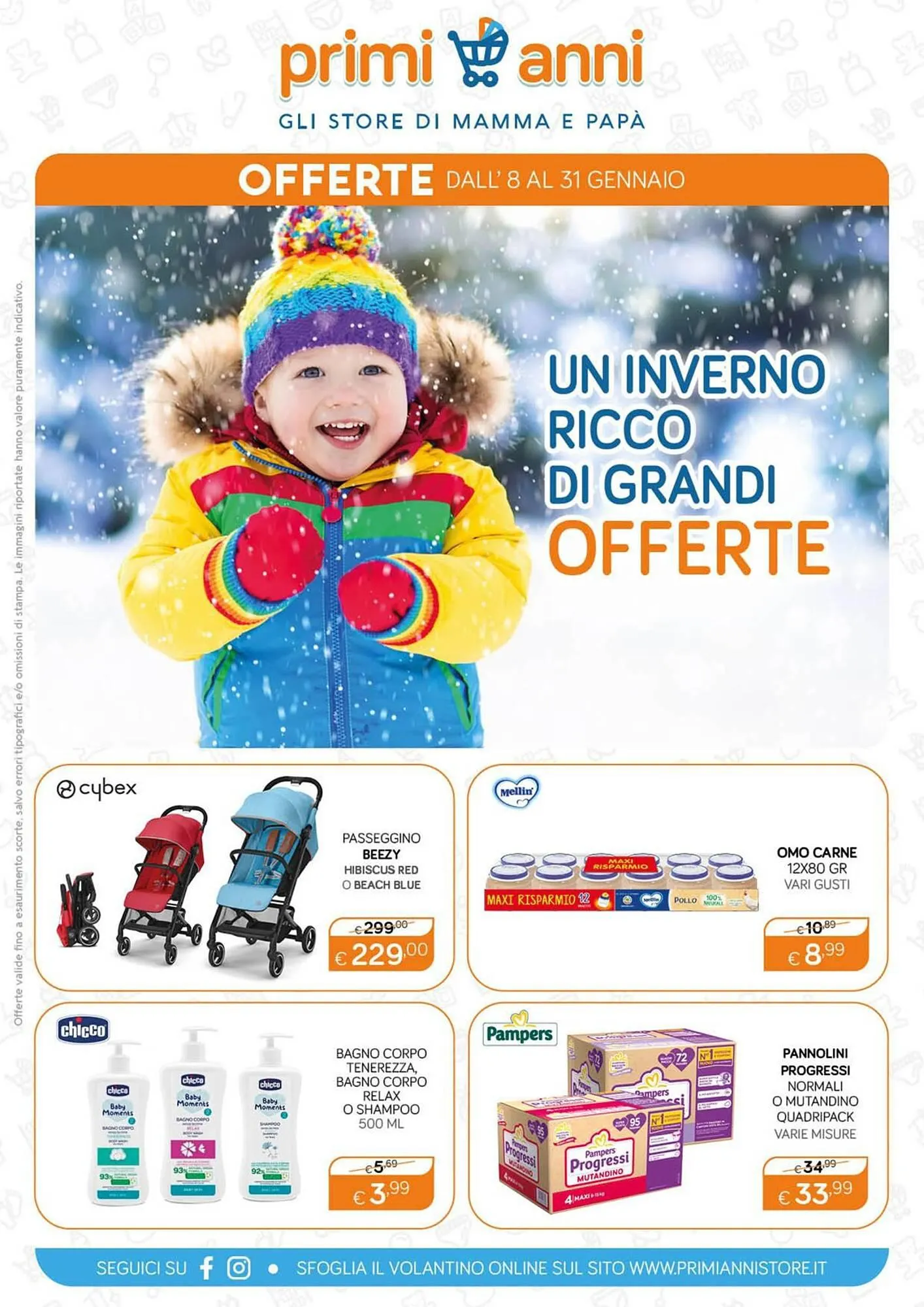 Volantino Primi Anni da 8 gennaio a 31 gennaio di 2024 - Pagina del volantino