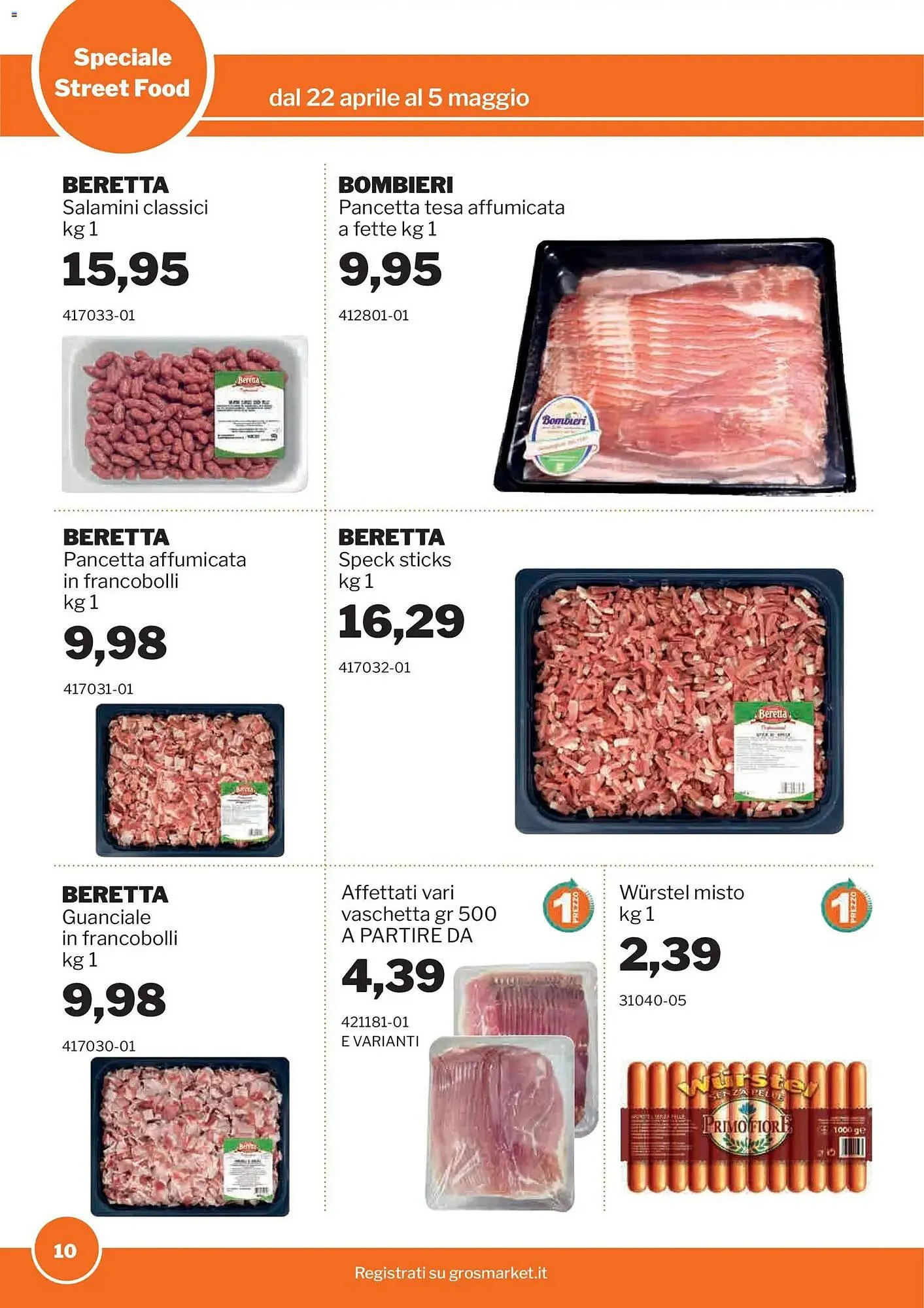 Volantino GrosMarket da 22 aprile a 5 maggio di 2026 - Pagina del volantino 10