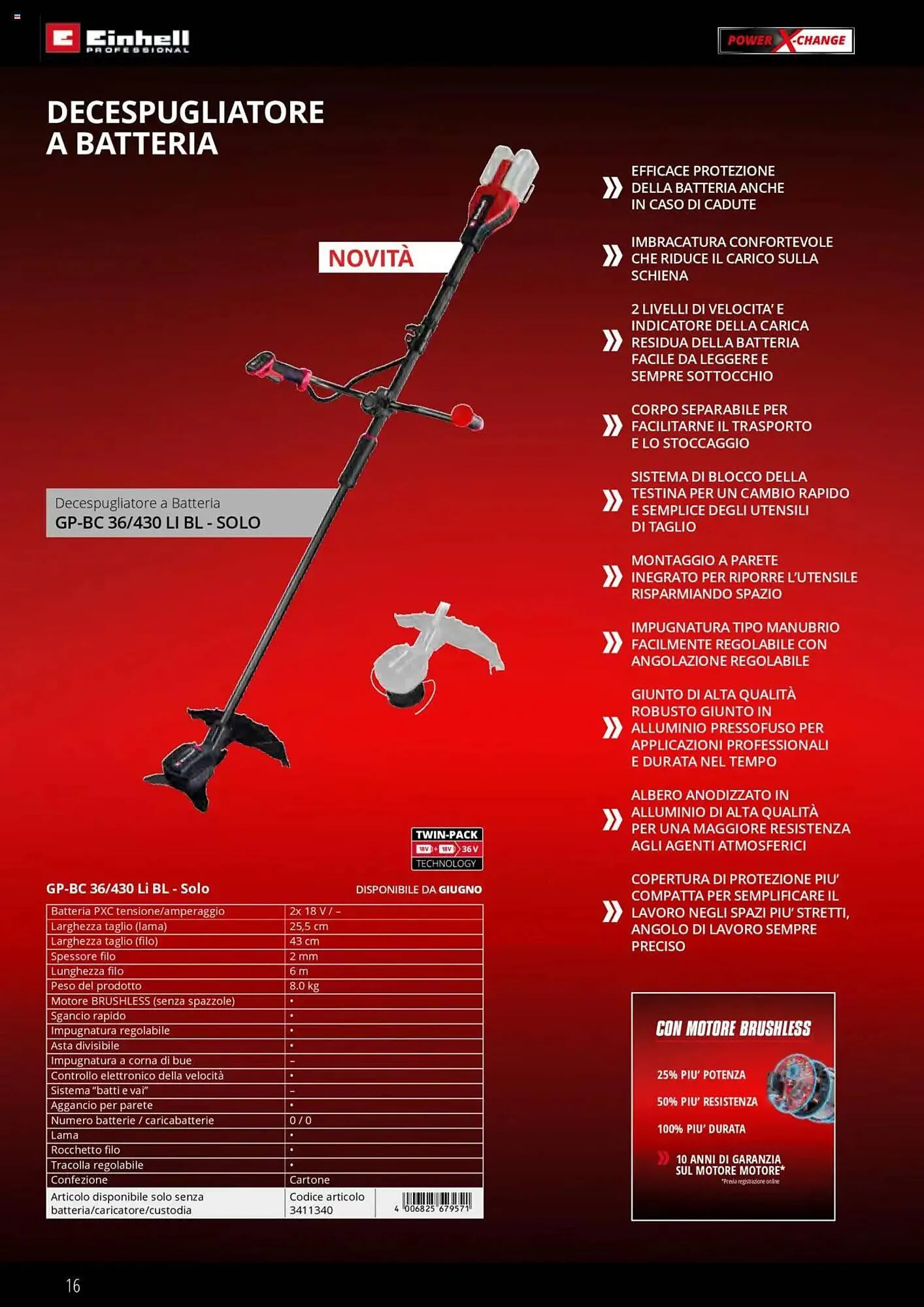 Volantino Einhell da 1 febbraio a 31 dicembre di 2025 - Pagina del volantino 16