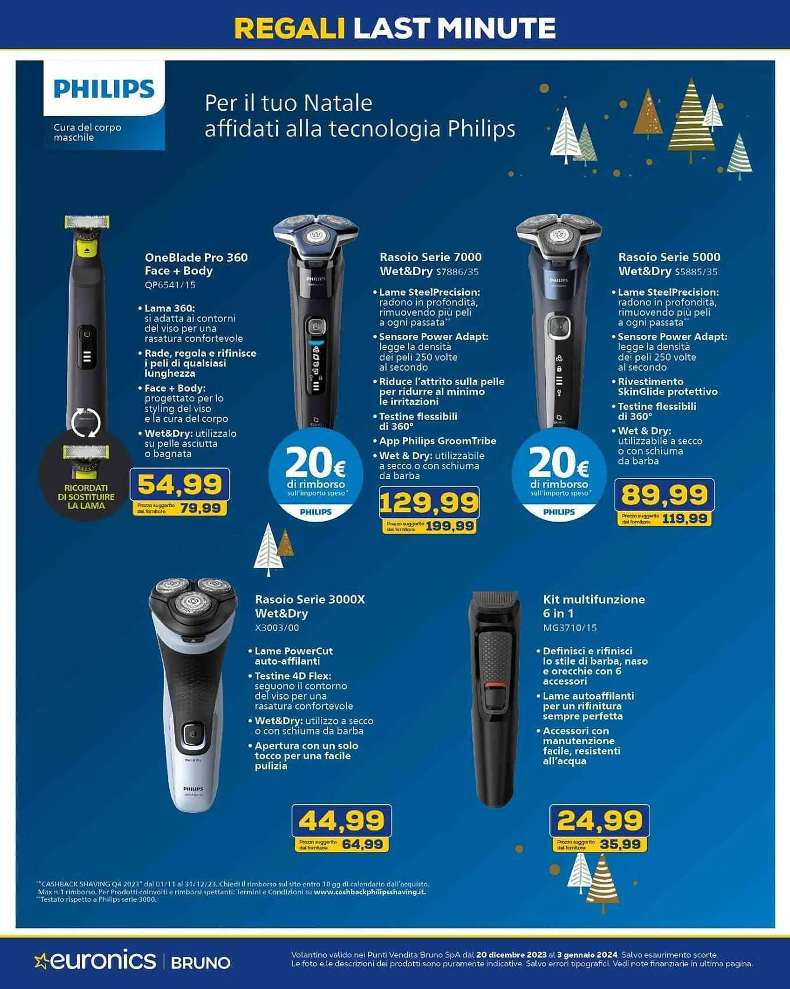 Volantino Euronics da 20 dicembre a 3 gennaio di 2024 - Pagina del volantino 22