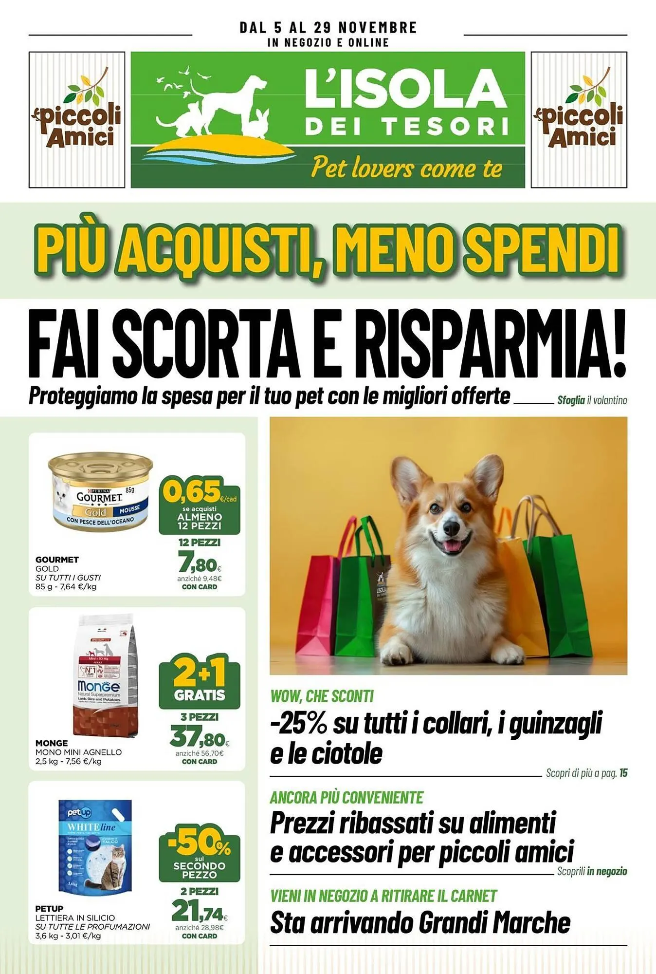 Volantino L´Isola dei Tesori da 5 novembre a 29 novembre di 2025 - Pagina del volantino 1