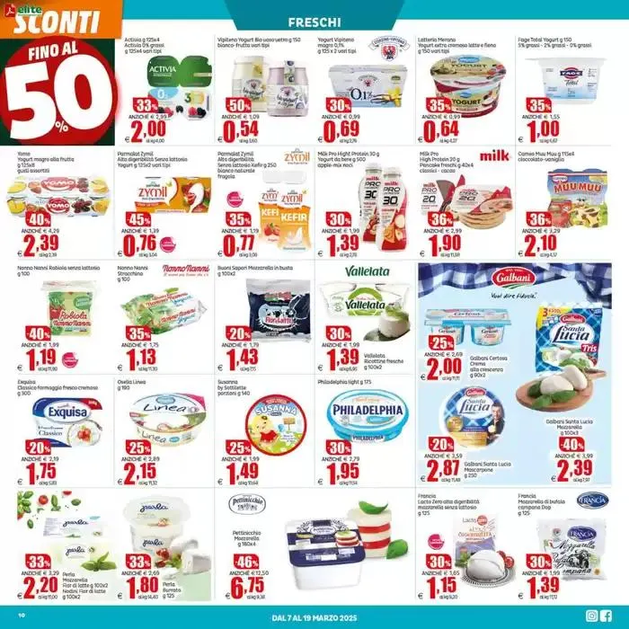 Sconti fino al 50% da 7 marzo a 19 marzo di 2025 - Pagina del volantino 10