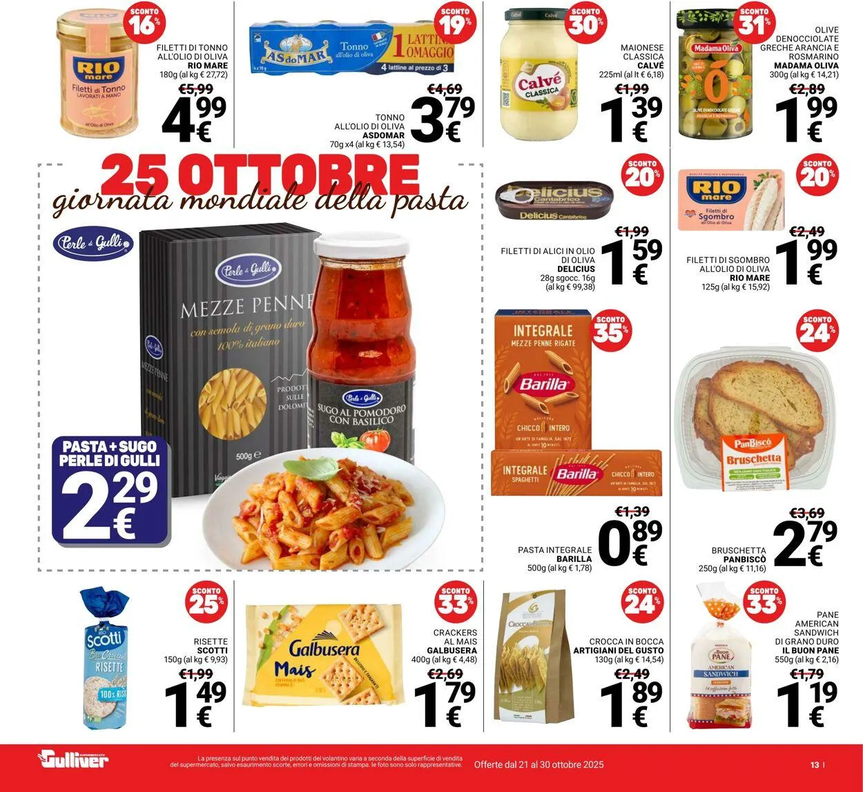 Gulliver Volantino attuale da 21 ottobre a 30 ottobre di 2025 - Pagina del volantino 13