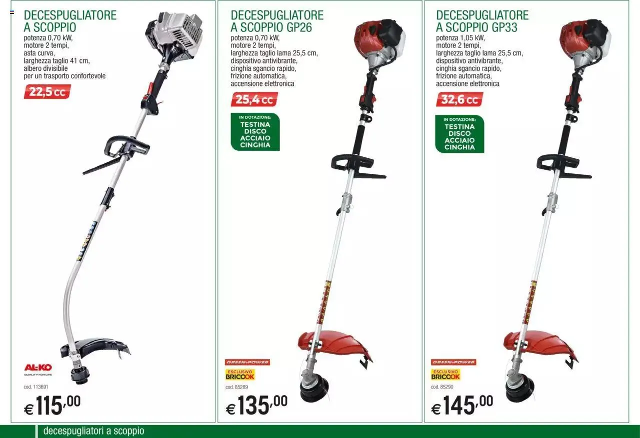 Brico OK - Catalogo macchine da giardino da 24 aprile a 31 dicembre di 2023 - Pagina del volantino 4