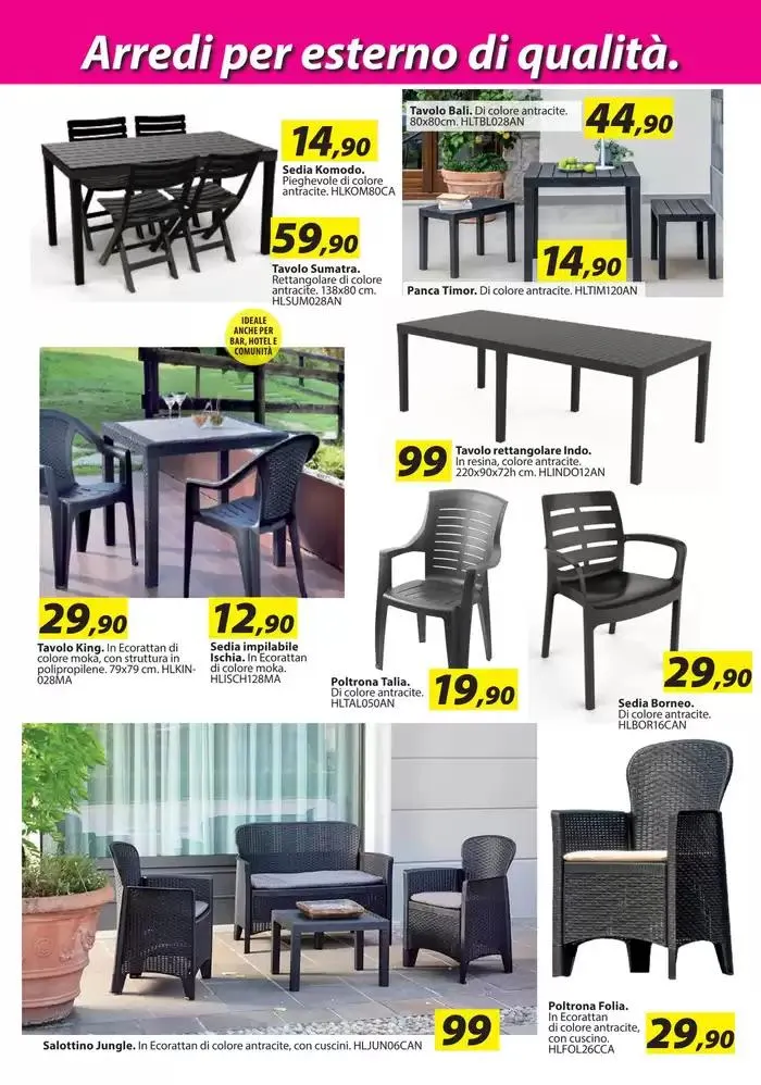Il mondo degli arredi per esterno da 23 aprile a 3 maggio di 2025 - Pagina del volantino 2