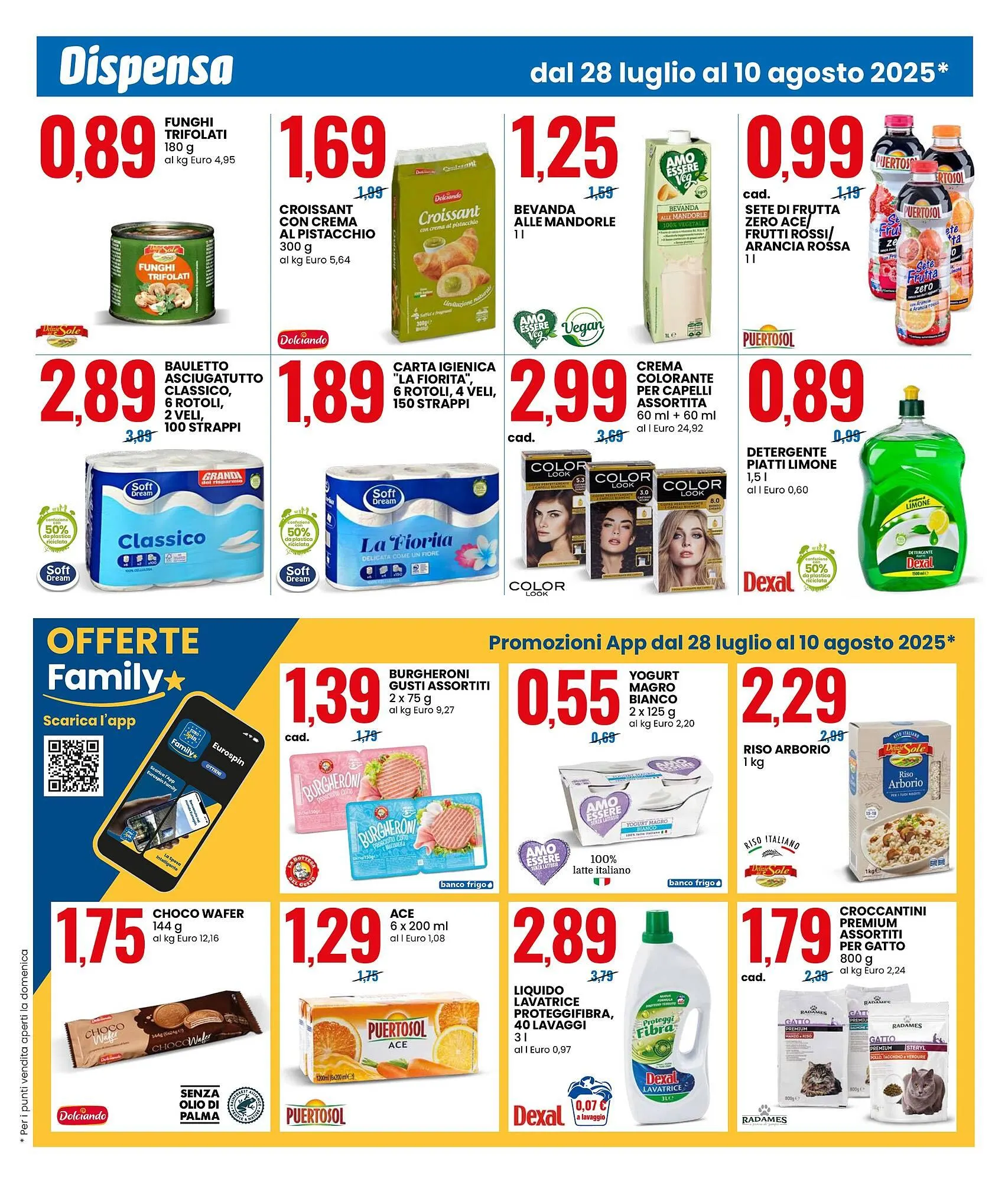 Volantino Eurospin da 28 luglio a 10 agosto di 2025 - Pagina del volantino 7