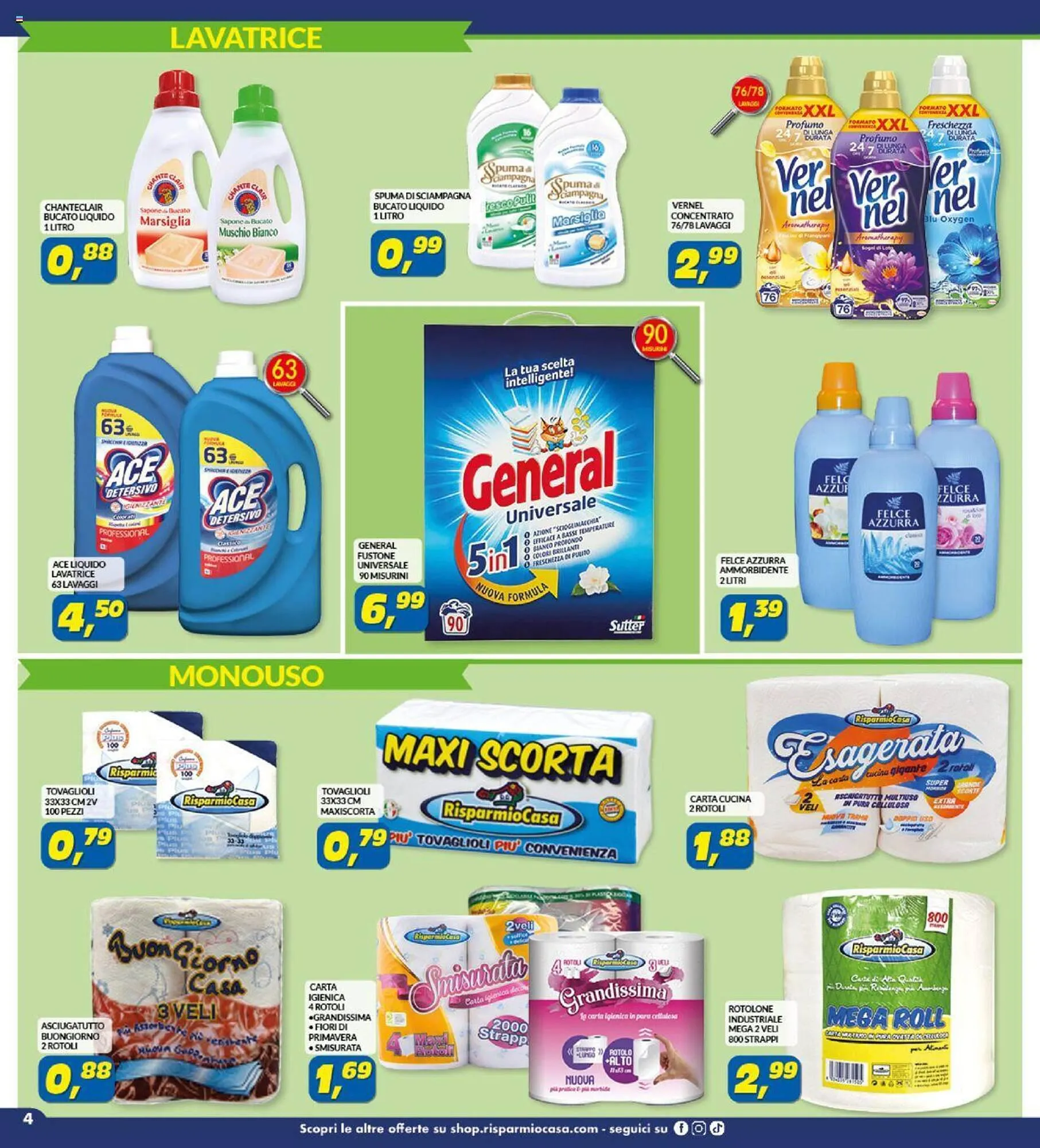 Volantino Risparmio Casa da 4 gennaio a 21 gennaio di 2024 - Pagina del volantino 4