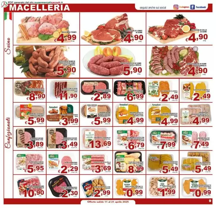 Volantino Sacoph da 11 aprile a 21 aprile di 2025 - Pagina del volantino 9