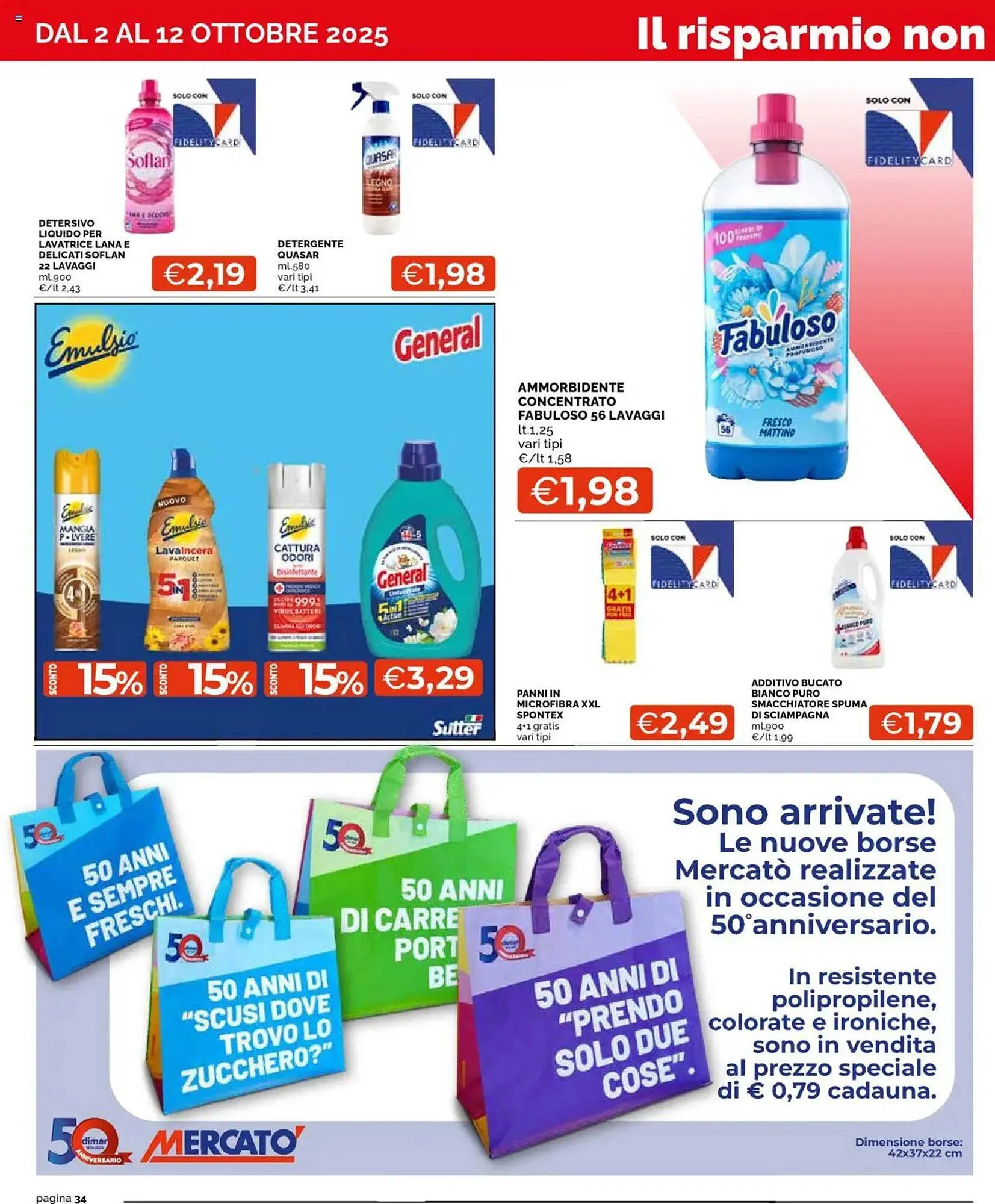 Volantino Mercatò da 2 ottobre a 12 ottobre di 2025 - Pagina del volantino 34