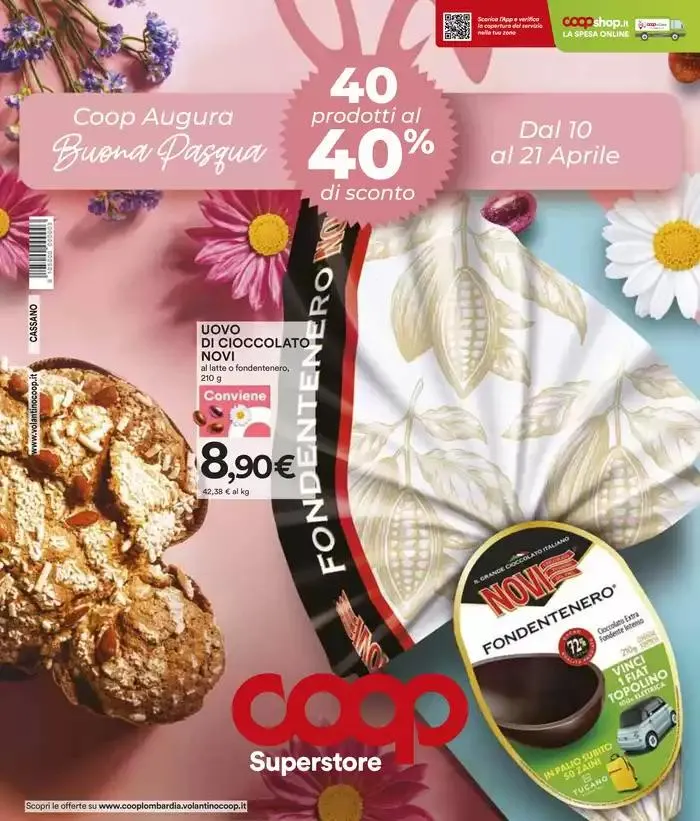 40 prodotti al 40% di sconto da 10 aprile a 21 aprile di 2025 - Pagina del volantino 1