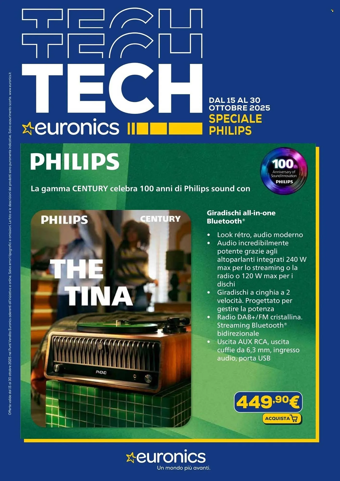 Volantino Euronics da 15 ottobre a 30 ottobre di 2025 - Pagina del volantino 1