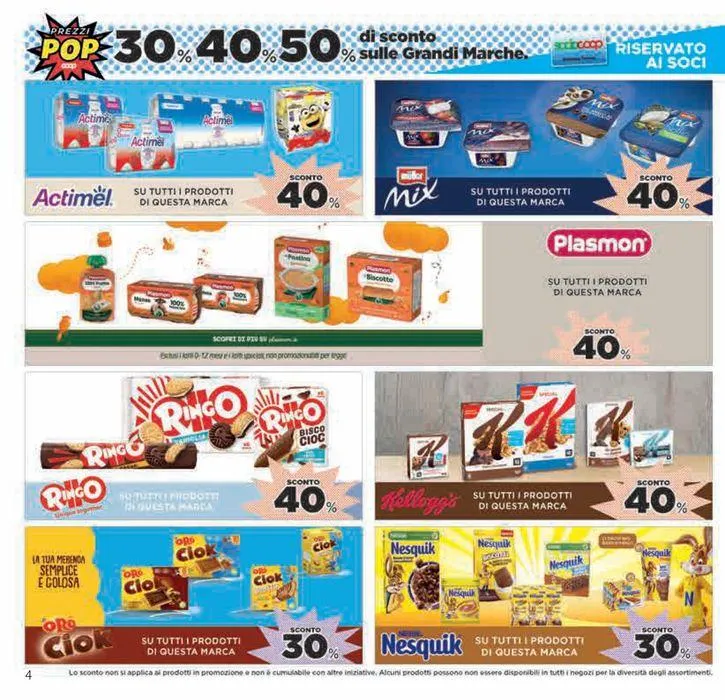 30%40%50% di sconto sulle grandi marche. da 22 agosto a 4 settembre di 2024 - Pagina del volantino 4