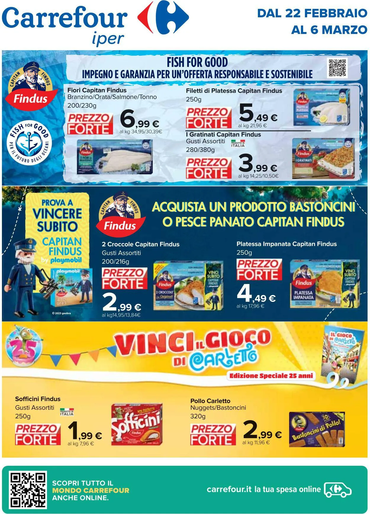 Carrefour Volantino attuale da 22 febbraio a 6 marzo di 2024 - Pagina del volantino 1