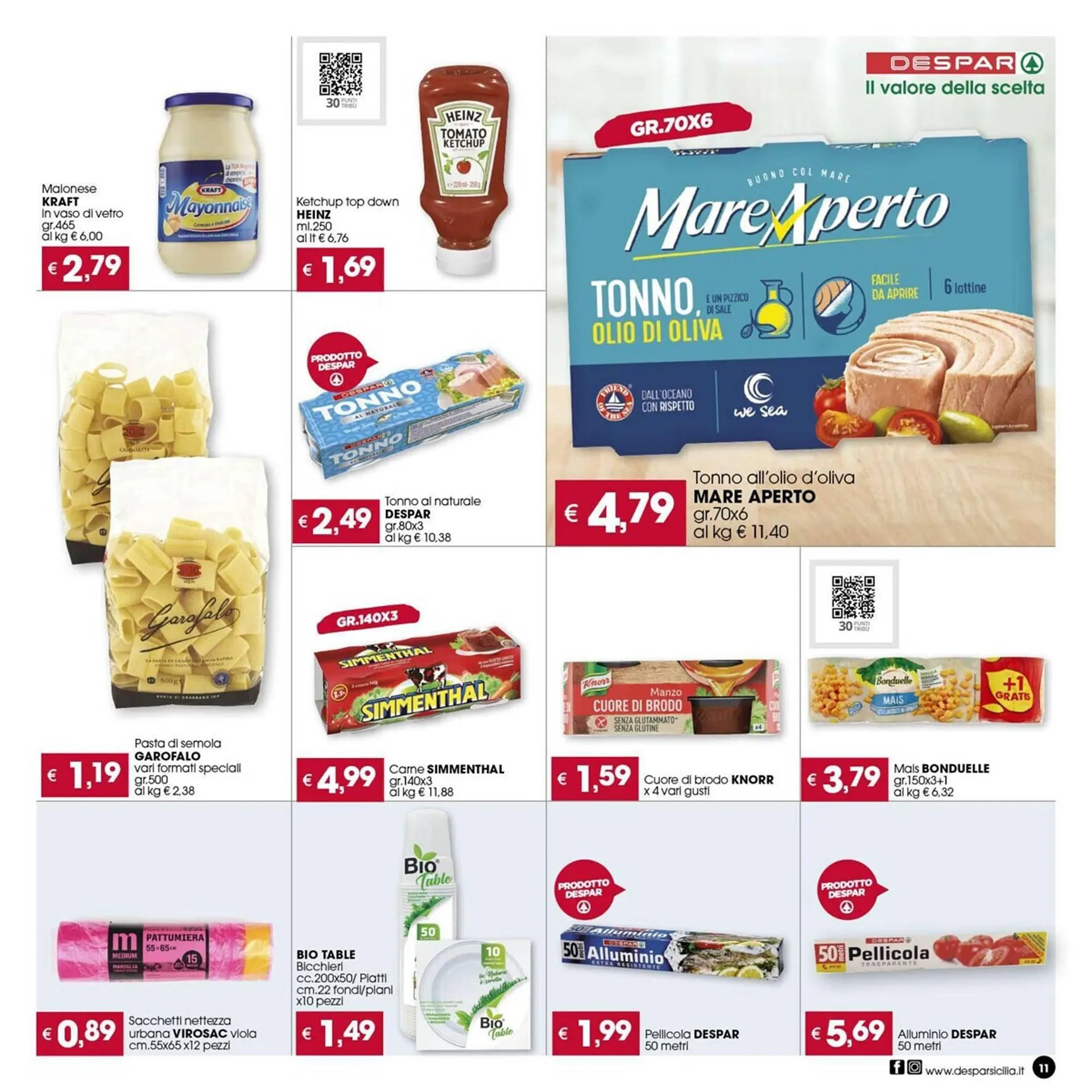 Volantino Eurospar da 31 agosto a 10 settembre di 2023 - Pagina del volantino 11