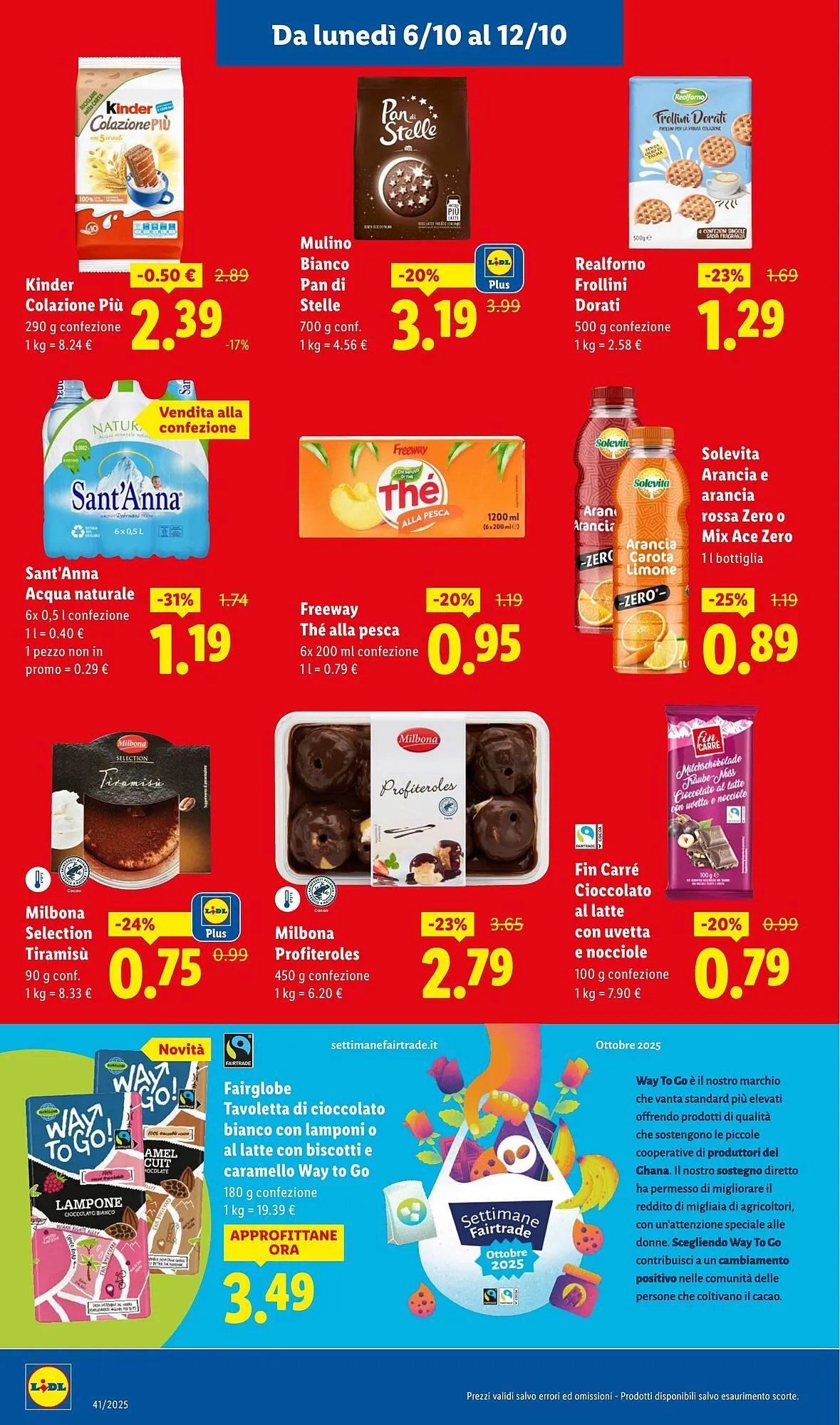Volantino Lidl da 6 ottobre a 12 ottobre di 2025 - Pagina del volantino 12