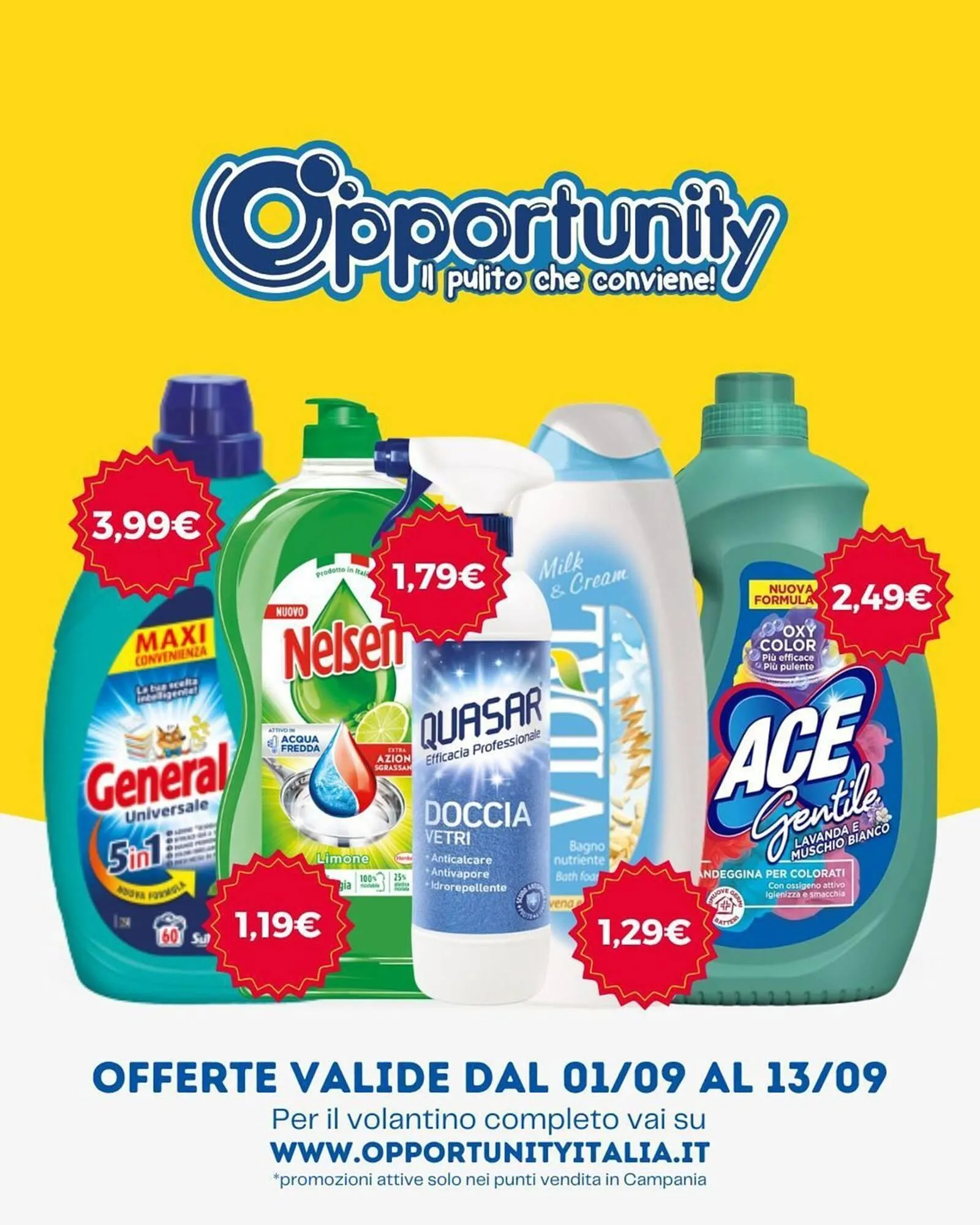 volantino Opportunity Shop da 2 settembre a 13 settembre di 2025 - Pagina del volantino 1