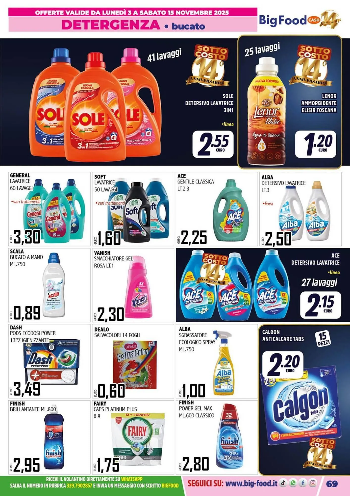 Volantino Big Food da 3 novembre a 15 novembre di 2025 - Pagina del volantino 69