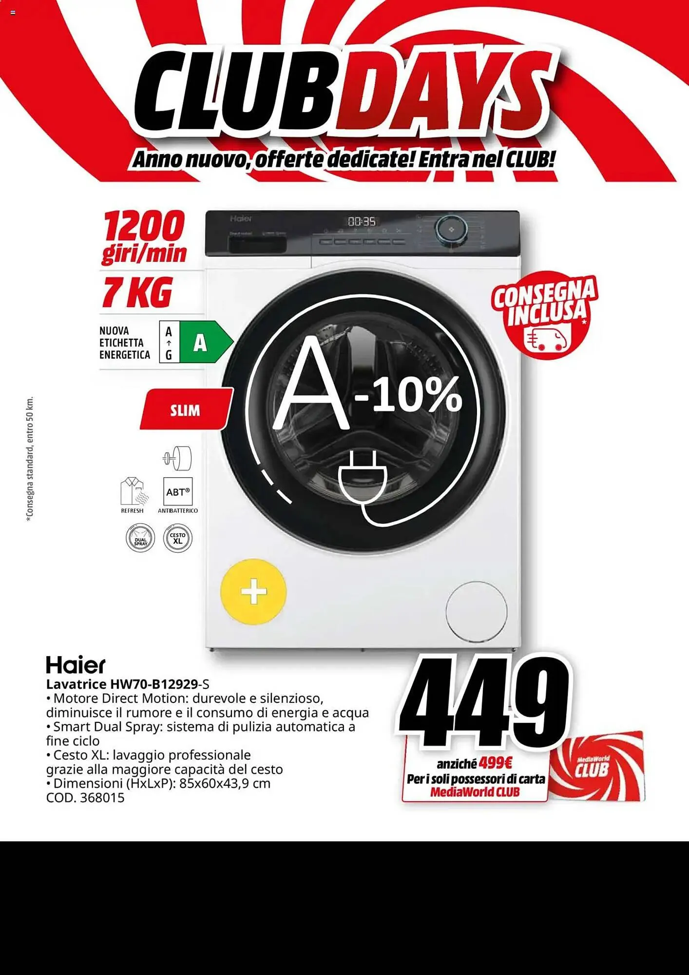 Volantino MediaWorld da 26 dicembre a 3 gennaio di 2025 - Pagina del volantino 47