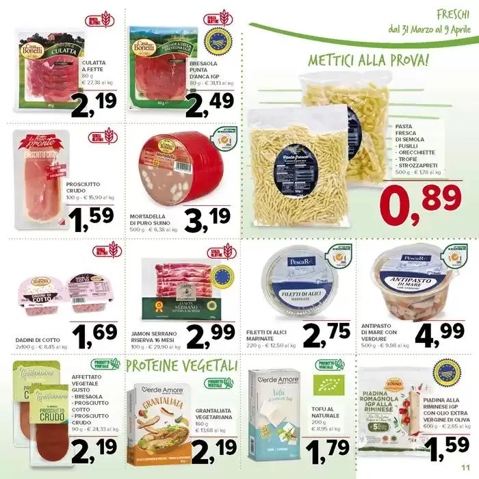 Aspettando pasqua da 31 marzo a 9 aprile di 2025 - Pagina del volantino 11