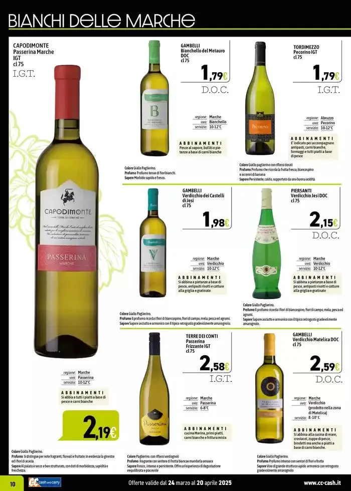 CARTA VINI 2025 da 24 marzo a 20 aprile di 2025 - Pagina del volantino 10