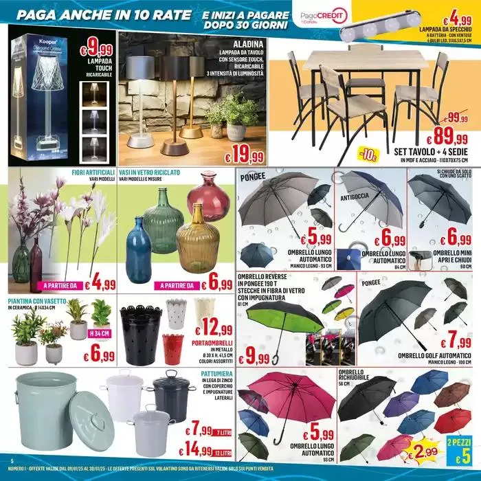 Paga anche in 10 rate da 9 gennaio a 31 gennaio di 2025 - Pagina del volantino 5