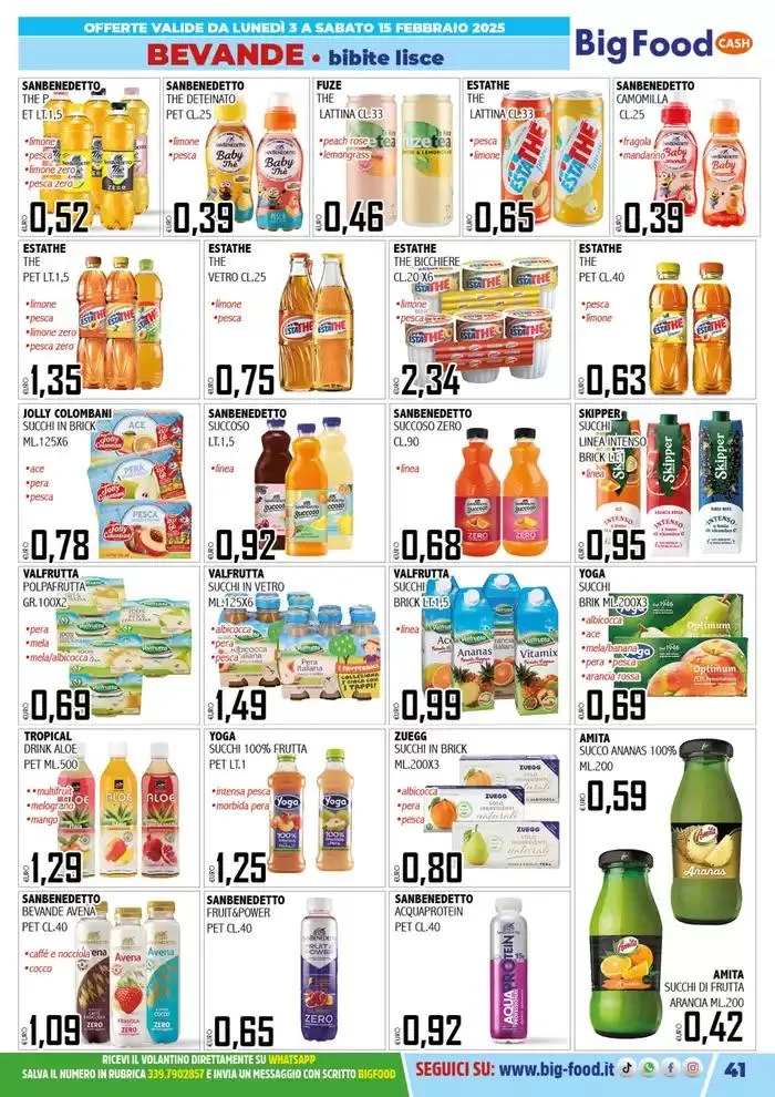 Carnevale innamorati della convenienza da 3 febbraio a 15 febbraio di 2025 - Pagina del volantino 41