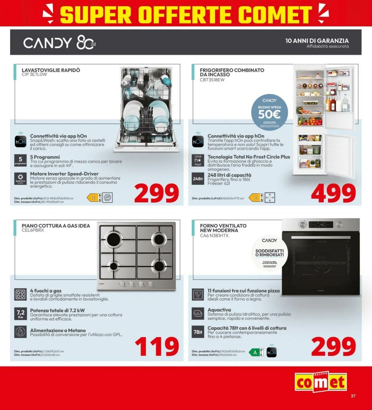 Comet Volantino attuale da 19 giugno a 3 luglio di 2025 - Pagina del volantino 37