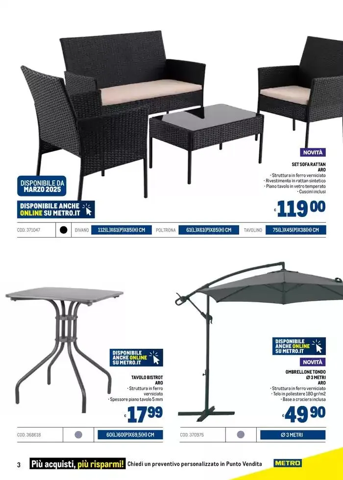 Arredo Esterno da 20 febbraio a 25 giugno di 2025 - Pagina del volantino 3