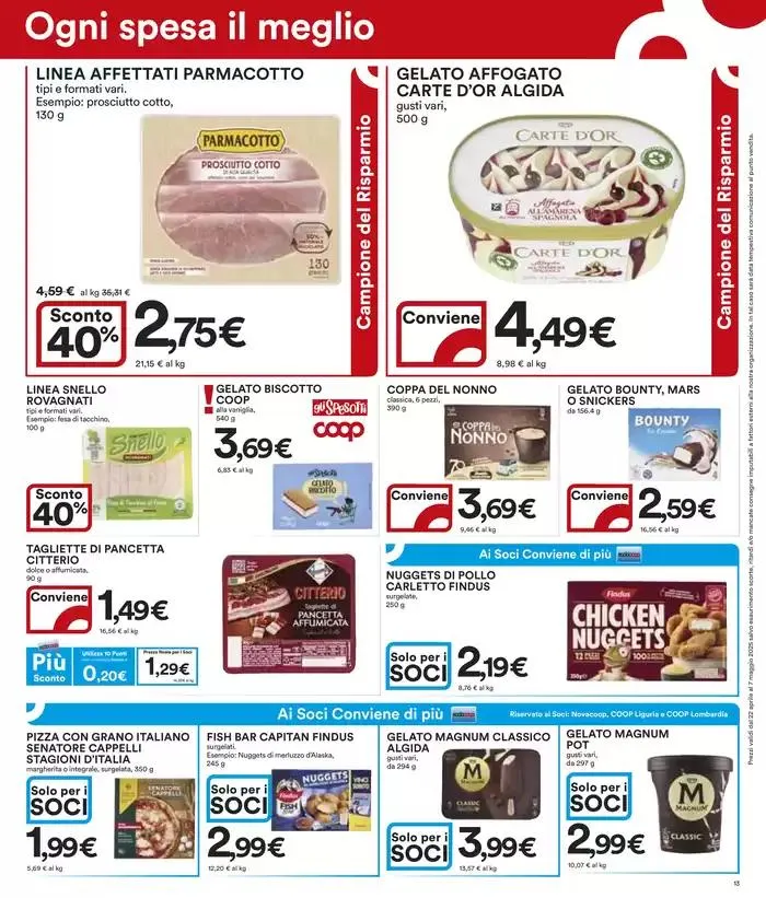 Tutto a 1€, 2€, 3€, 5€ da 22 aprile a 7 maggio di 2025 - Pagina del volantino 13