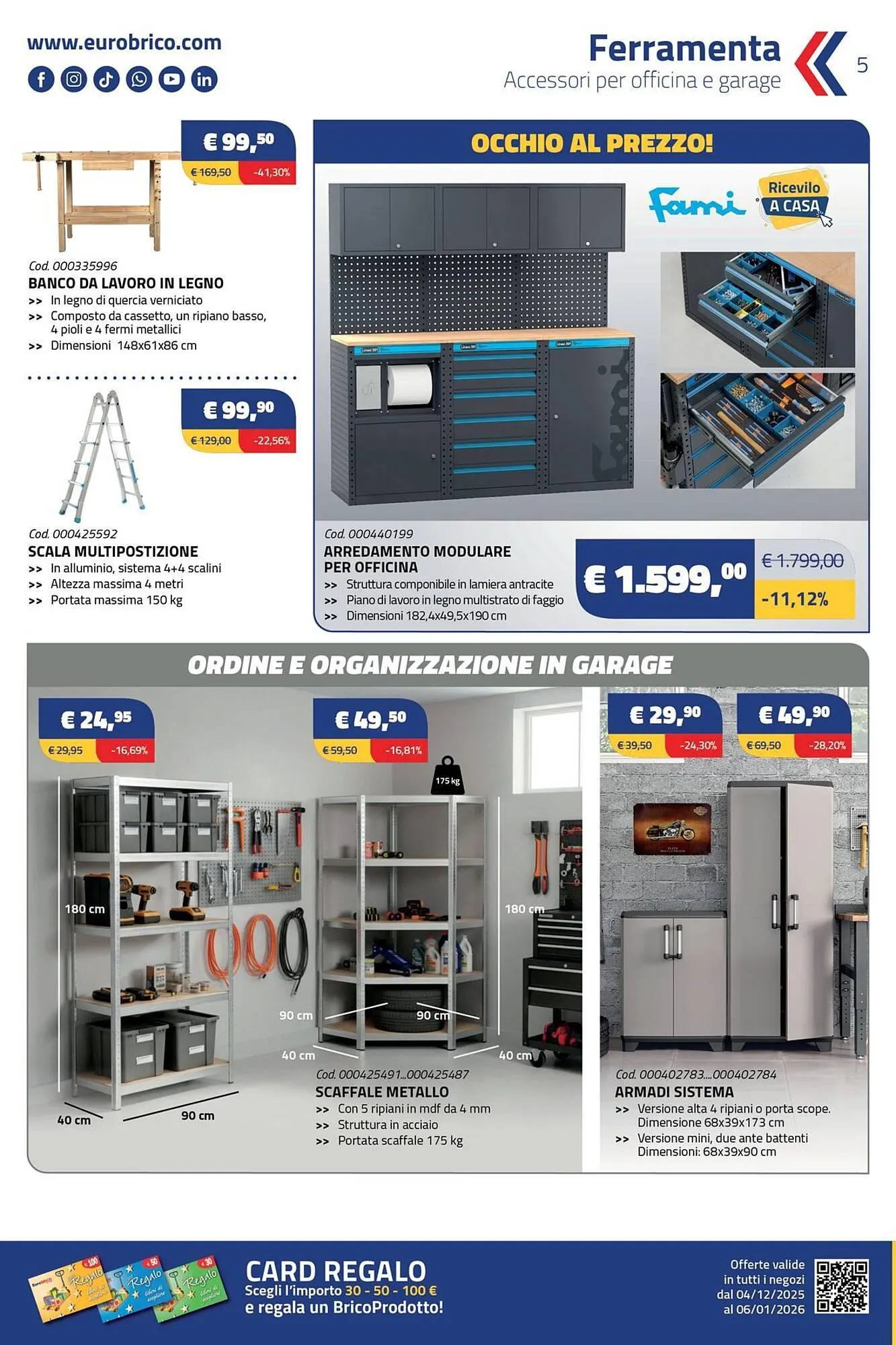 Volantino Eurobrico da 4 dicembre a 6 gennaio di 2026 - Pagina del volantino 5