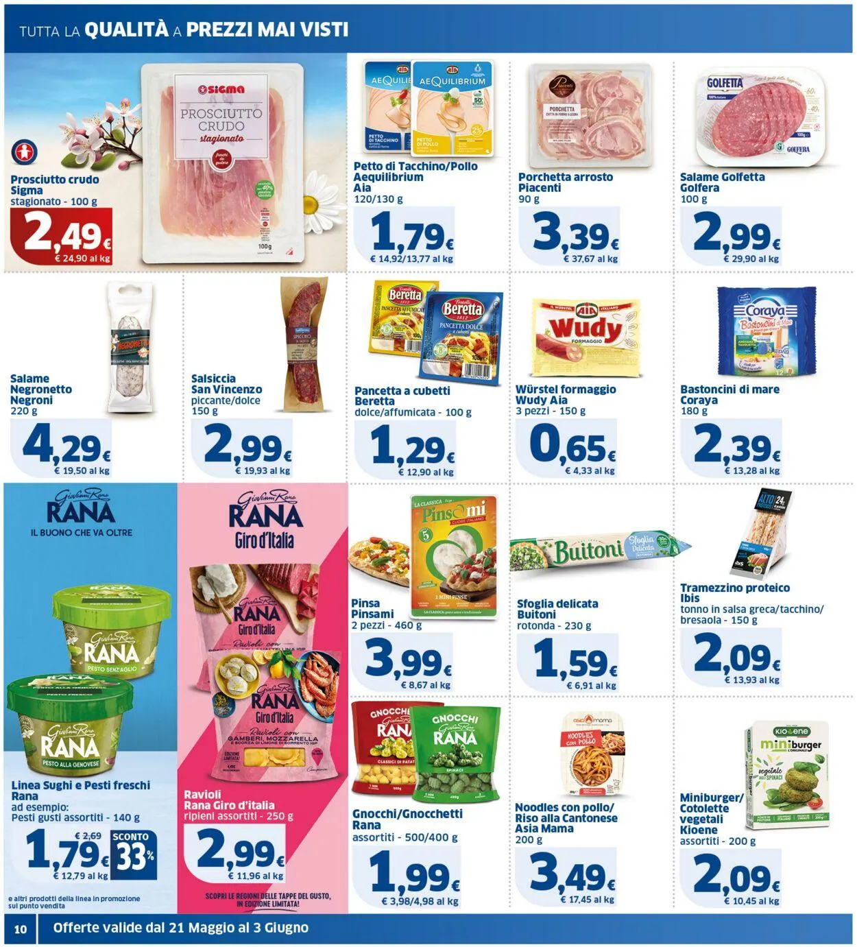 Sigma - Bologna Volantino attuale da 21 maggio a 3 giugno di 2025 - Pagina del volantino 10