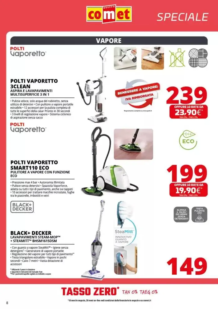 Speciale Pulizia da Comet! da 3 aprile a 16 aprile di 2025 - Pagina del volantino 8