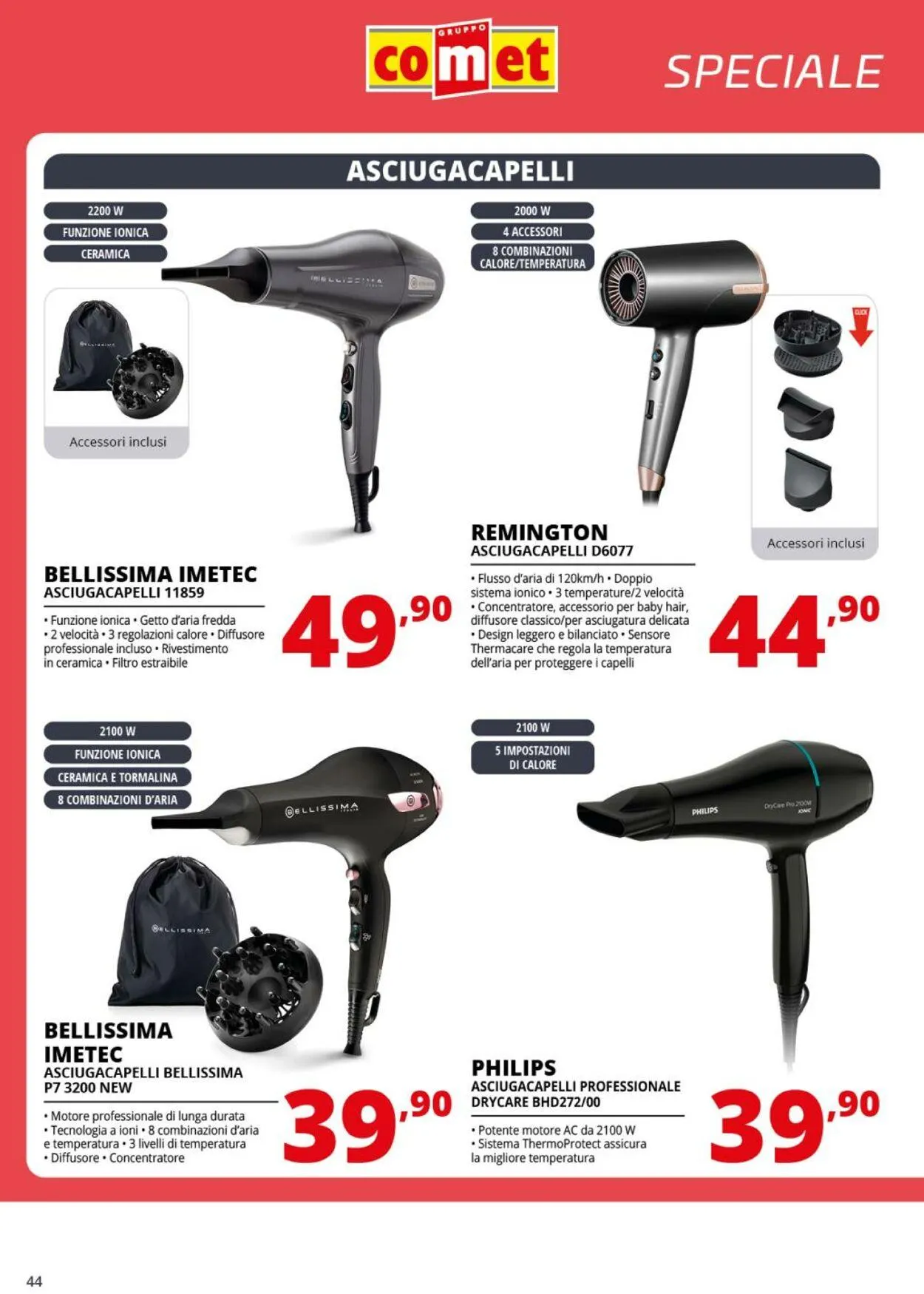Comet Volantino attuale da 1 agosto a 20 agosto di 2025 - Pagina del volantino 44