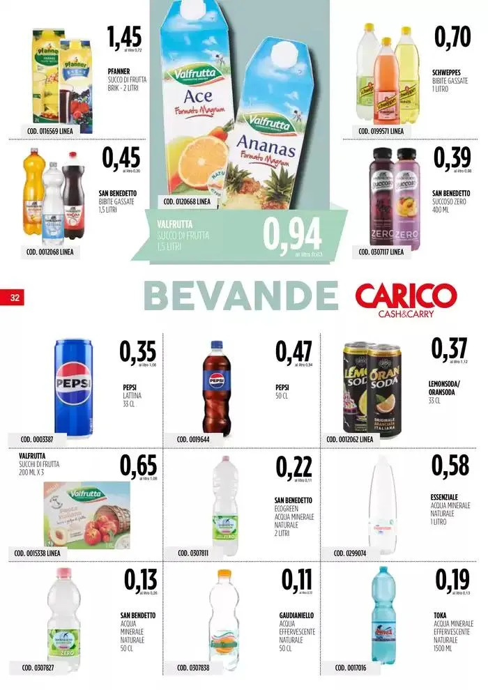 Carico Cash & Carry - Anniversario da 26 settembre a 9 ottobre di 2024 - Pagina del volantino 32