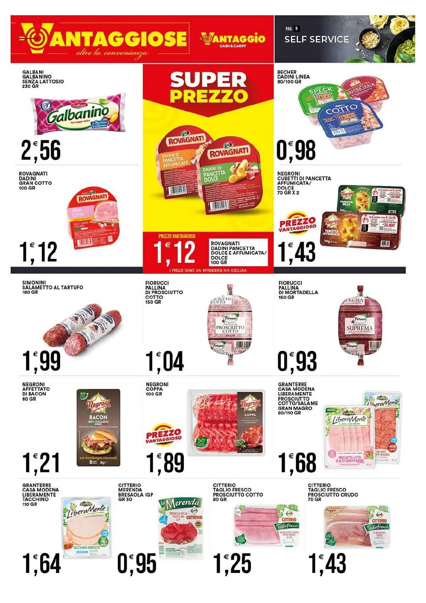 Volantino Vantaggio Cash&Carry da 19 maggio a 31 maggio di 2025 - Pagina del volantino 9