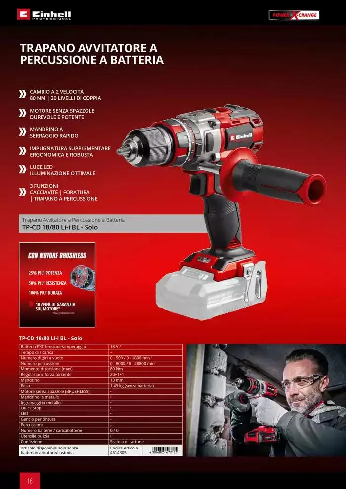 Elettroutensili 2025 da 11 febbraio a 31 dicembre di 2025 - Pagina del volantino 16
