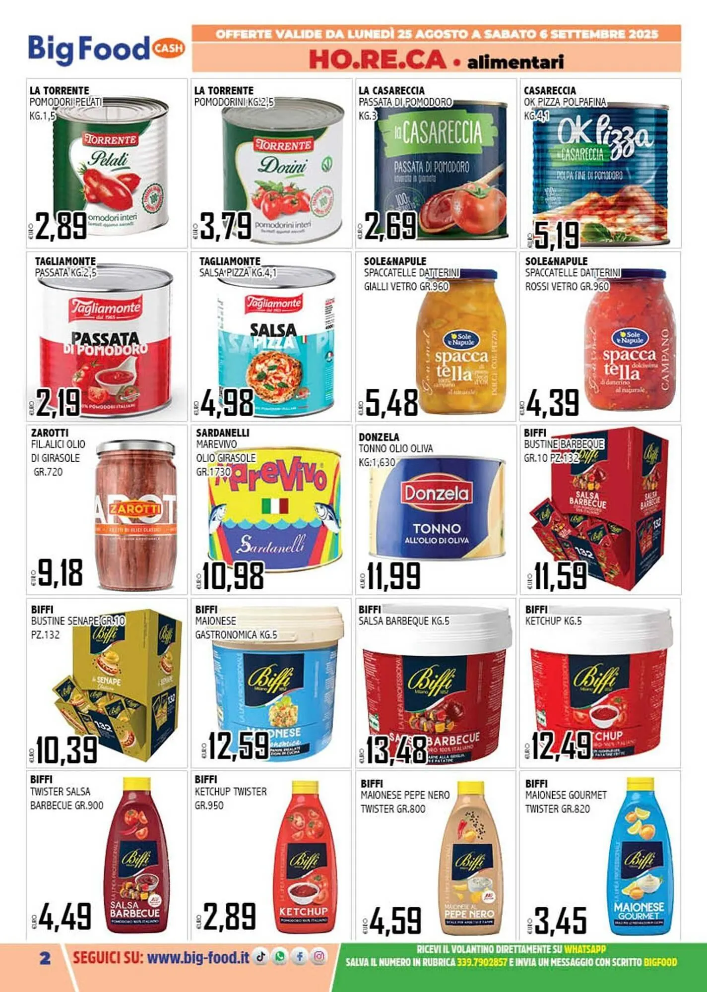 Volantino Big Food da 25 agosto a 6 settembre di 2025 - Pagina del volantino 2