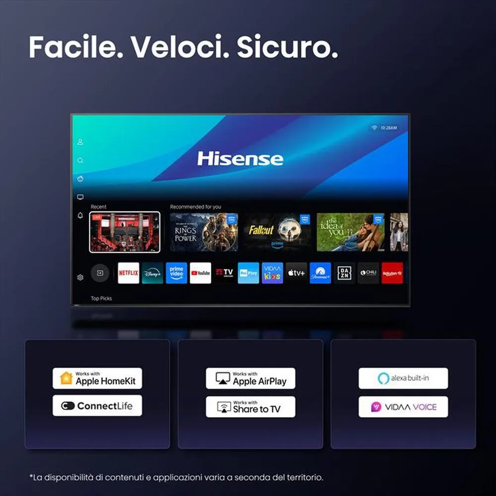 HISENSE - Smart TV QLED 85" 4K QLED 85E79Q-NERO