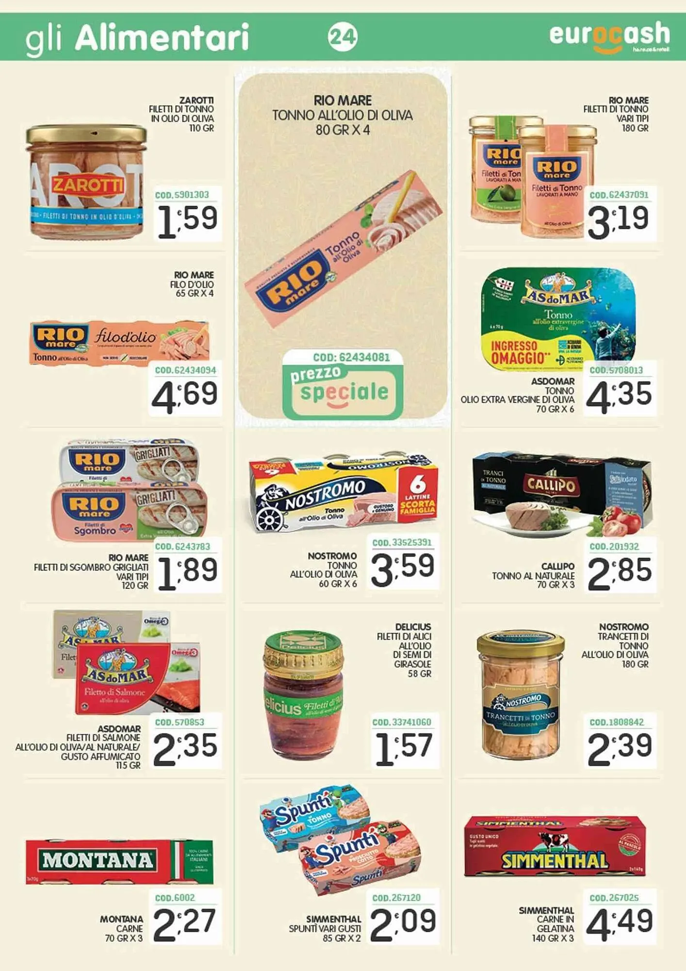Volantino Eurocash da 16 marzo a 5 aprile di 2026 - Pagina del volantino 24