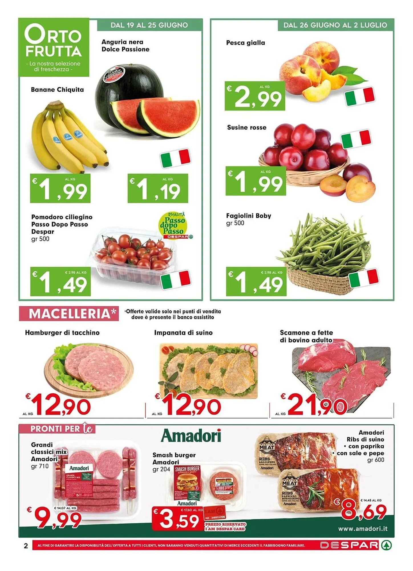 Volantino DeSpar Express da 19 giugno a 2 luglio di 2025 - Pagina del volantino 2