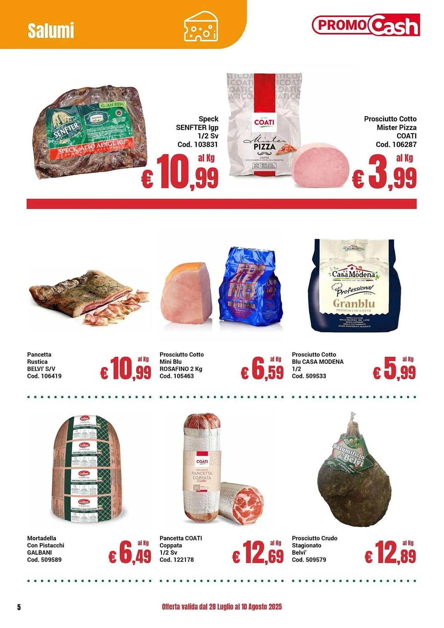 Volantino Centro Cash da 28 luglio a 10 agosto di 2025 - Pagina del volantino 5