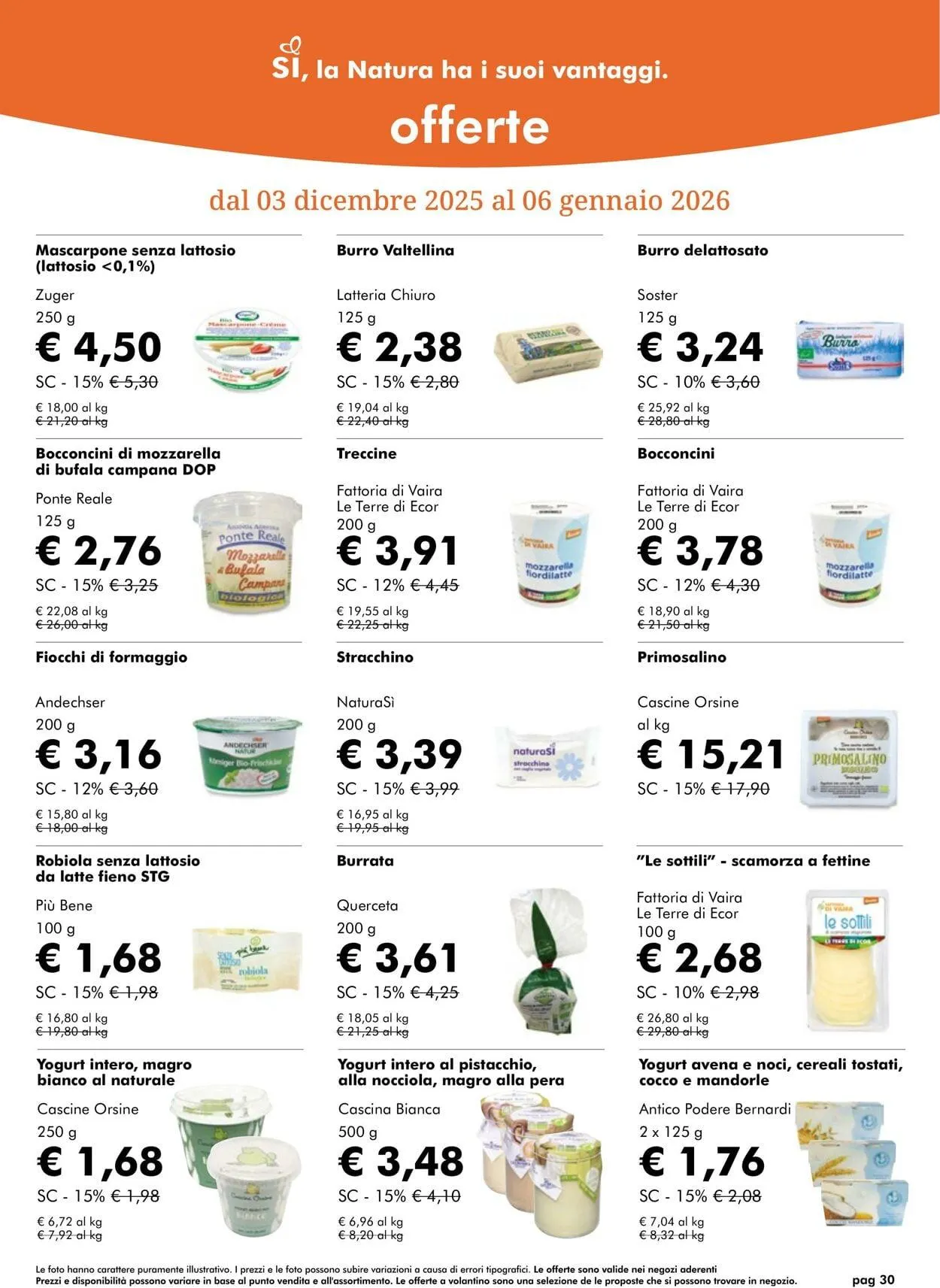 Natura Sì Volantino attuale da 29 gennaio a 12 febbraio di 2026 - Pagina del volantino 30