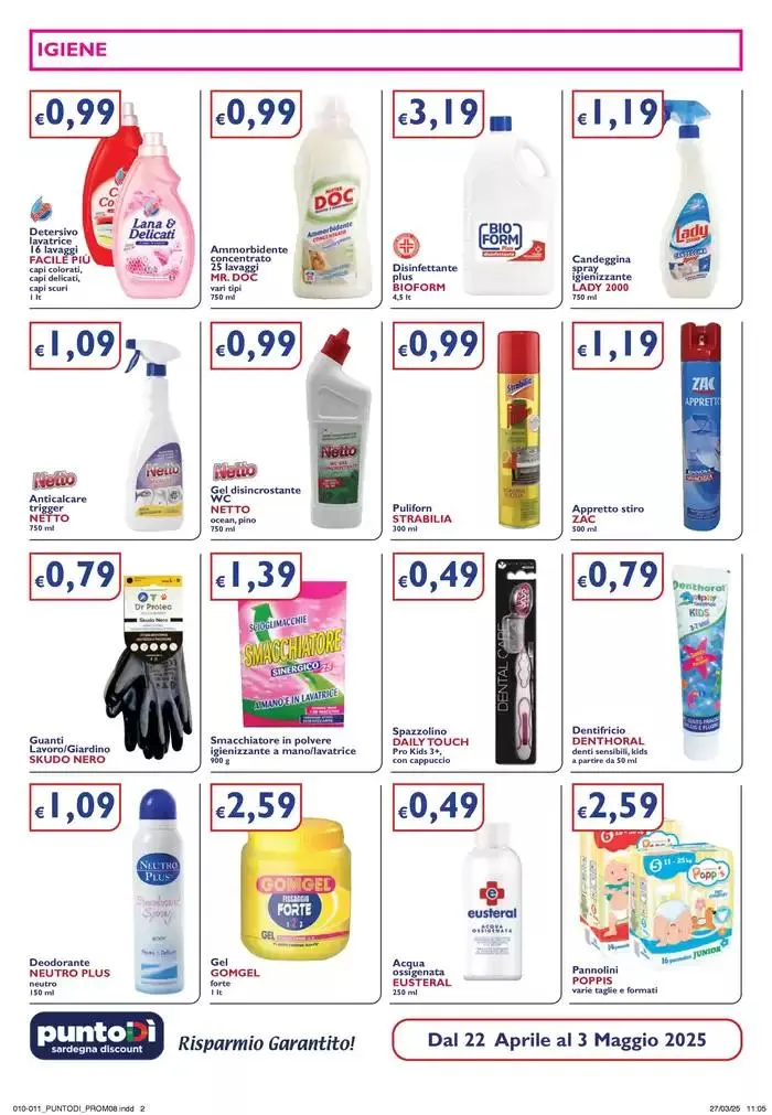 OFFERTE VALIDE DAL 22 APRILE AL 3 MAGGIO 2025 da 23 aprile a 3 maggio di 2025 - Pagina del volantino 11