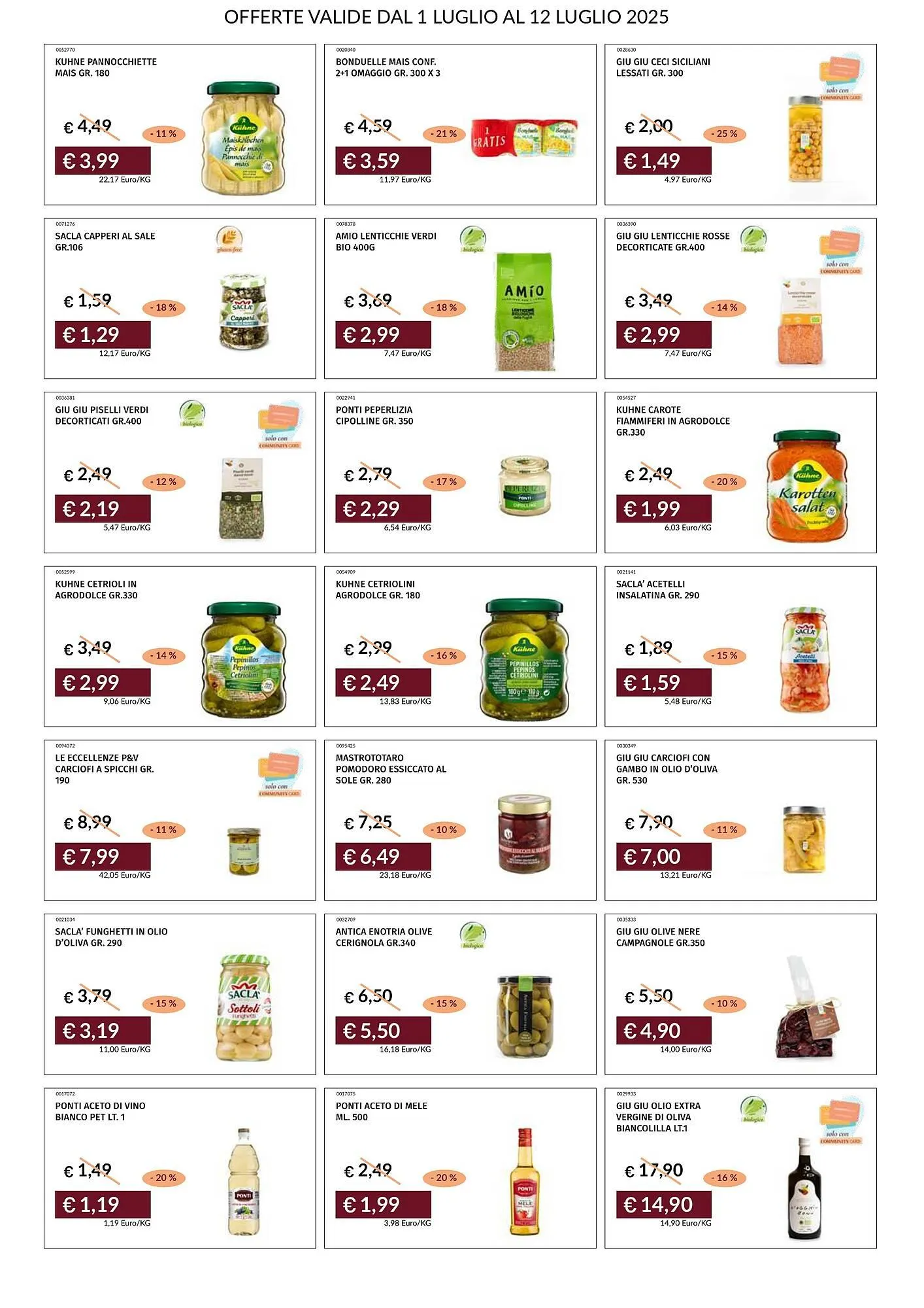 Volantino Prezzemolo e Vitale da 1 luglio a 12 luglio di 2025 - Pagina del volantino 21