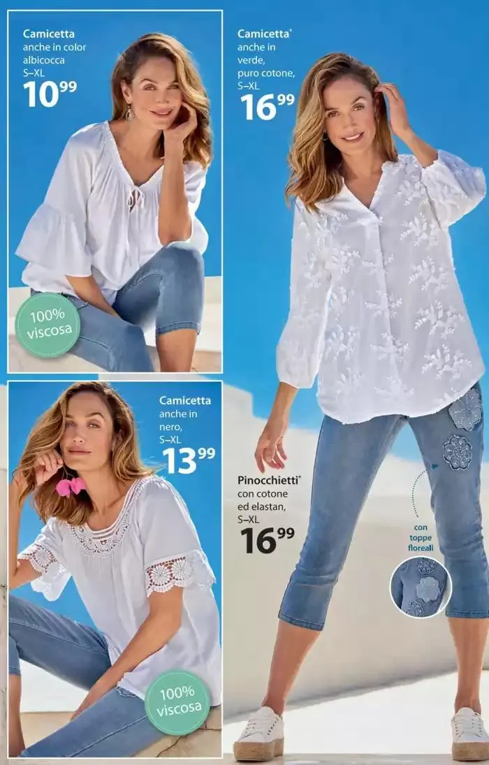 Comfort estivo bluse per un tuo sorriso da 5 maggio a 18 maggio di 2025 - Pagina del volantino 6
