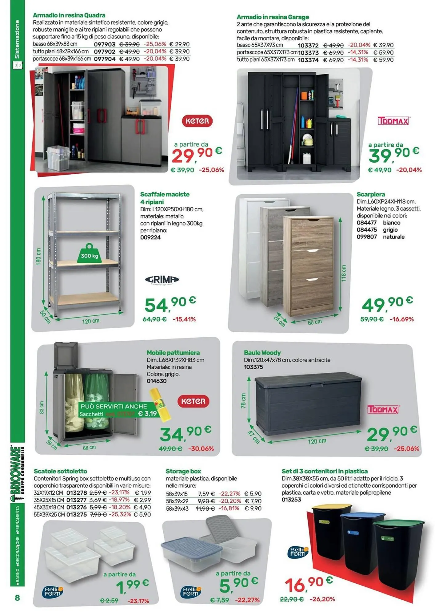 Volantino Bricoware da 24 luglio a 17 agosto di 2025 - Pagina del volantino 8